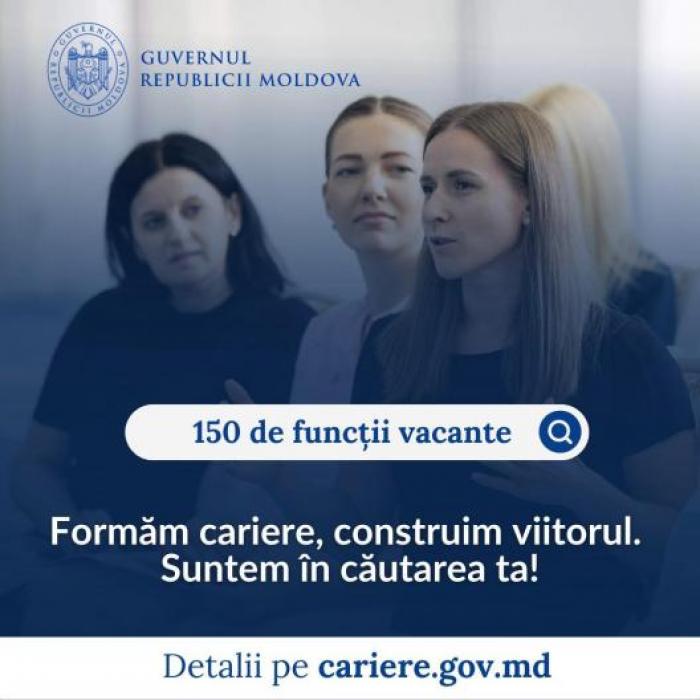 Guvernul anunță concurs pentru ocuparea a circa 150 de funcții publice vacante