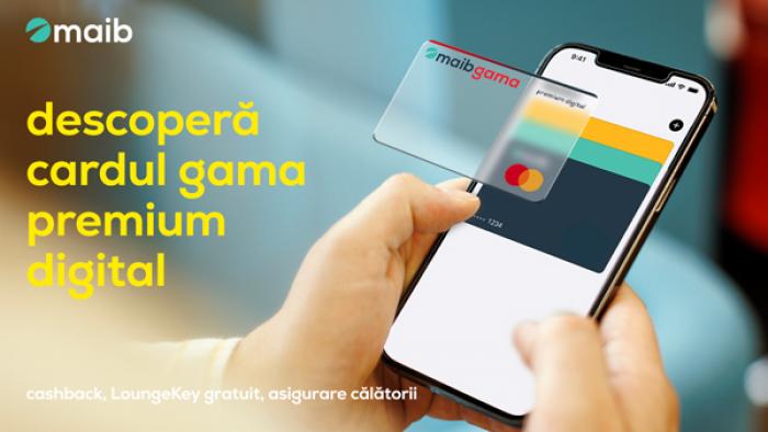 ​NOUL GAMA PREMIUM DIGITAL – CARDUL PERFECT, CU CASHBACK GENEROS ȘI SERVICII PREMIUM