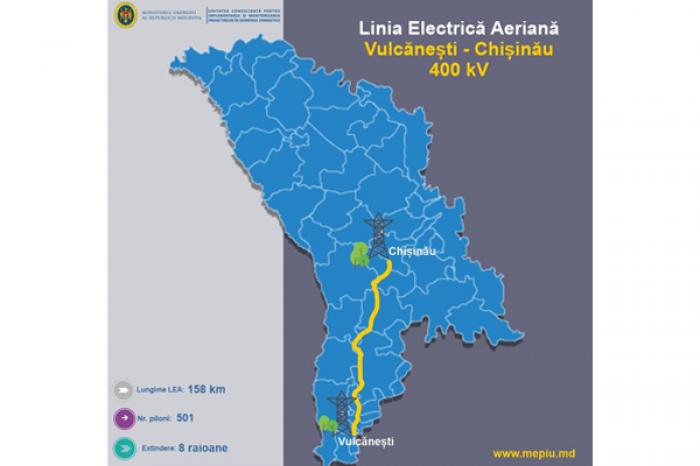 A FOST ARROBAT PROIECTUL TEHNIC PENTRU CONSTRUCȚIA LINIEI ELECTRICE DE 400 KV VULCANEŠTI – CHIȘINĂU