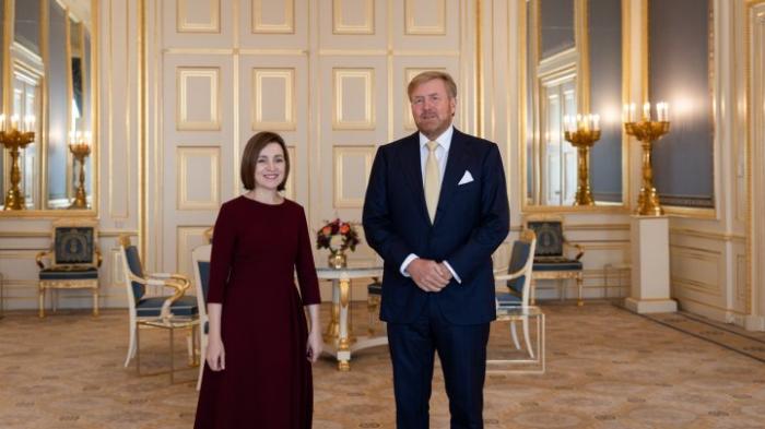 Maia Sandu, întrevedere cu Majestatea Sa, Regele Willem-Alexander al Țărilor de Jos. Aprofundarea relațiilor economice și creșterea schimburilor comerciale, pe agenda discuțiilor