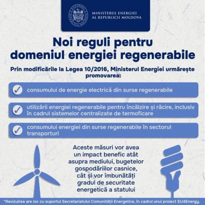 Reguli noi și mai multă ordine pe piața energiei regenerabile