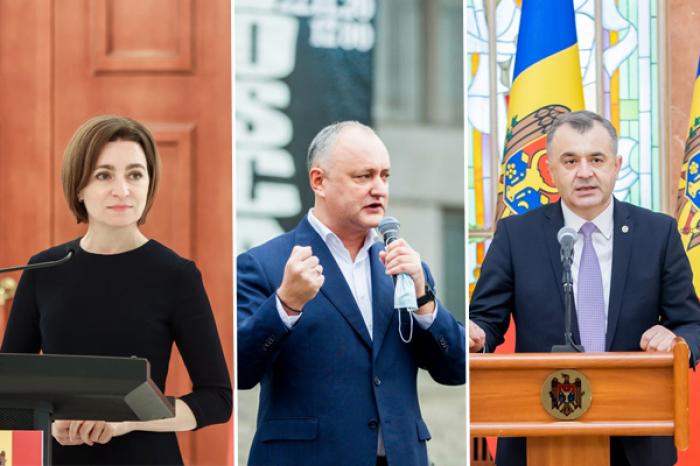 SONDAJ: MAIA SANDU, IGOR DODON ȘI ION CHICU SUNT CEI MAI POPULARI POLITICIENI DIN MOLDOVA