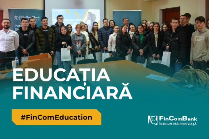 FINCOMBANK A SUSȚINUT UN CURS INTERACTIV DESPRE EDUCAȚIA FINANCIARĂ PENTRU STUDENȚII UNIVERSITĂȚII DE STAT DIN COMRAT