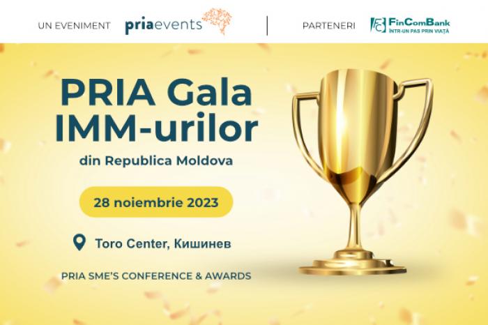 FINCOMBANK VĂ INVITĂ LA PRIA GALA IMM-URILOR DIN REPUBLICA MOLDOVA