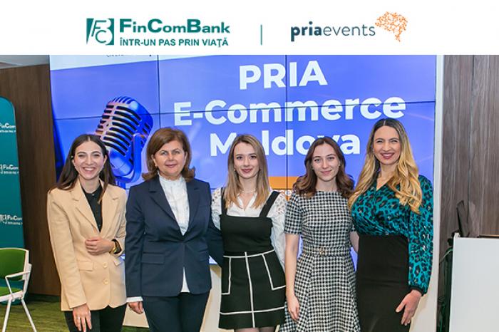 DESPRE COMERȚUL ELECTRONIC LA FINCOMBANK ÎN CADRUL CONFERINȚEI PRIA E-COMMERCE MOLDOVA