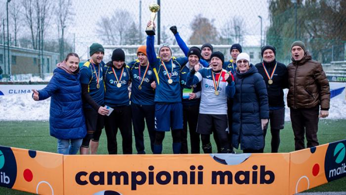 MAIB A DESEMNAT CÂȘTIGĂTORII CELEI DE-A TREIA EDIȚII A CAMPIONATULUI INTERN DE MINIFOTBAL