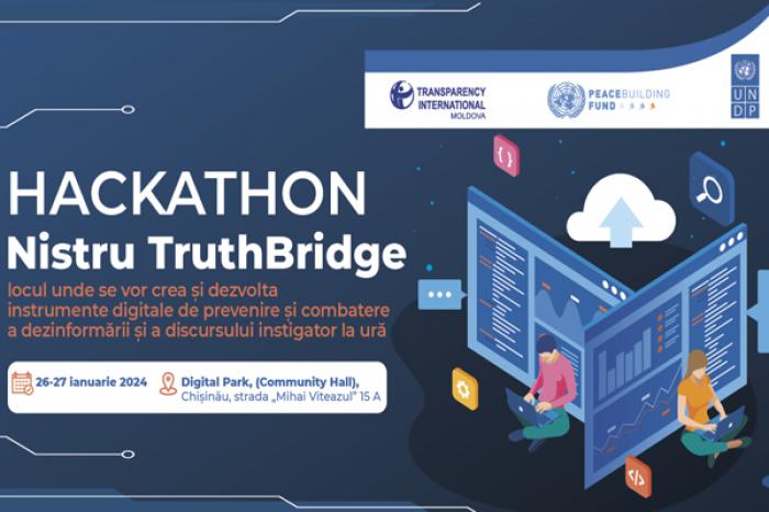 В КИШИНЕВЕ ПРОЙДЕТ ХАКАТОН «DNIESTER TRUTHBRIDGE» ДЛЯ БОРЬБЫ С ДЕЗИНФОРМАЦИЕЙ И ЯЗЫКОМ НЕНАВИСТИ