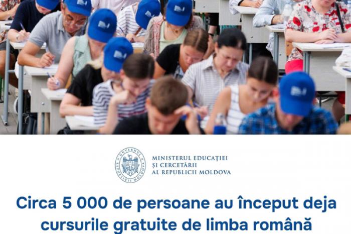 MAI MULT DE CINCI MII DE PERSOANE AU ÎNCEPUT CURSURILE GRATUITE DE LIMBĂ ROMÂNĂ