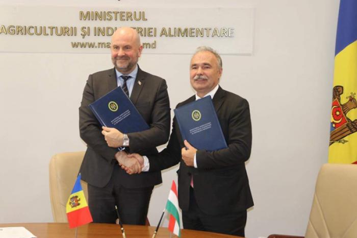 MINISTERELE AGRICULTURII DIN MOLDOVA ȘI UNGARIA AU SEMNAT UN MEMORANDUM DE COLABORARE