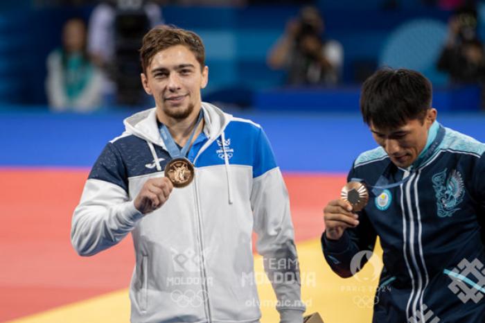 ​JUDOCANUL DENIS VIERU A DEVENIT MEDALIAT CU BRONZ LA JOCURILE OLIMPICE DE LA PARIS