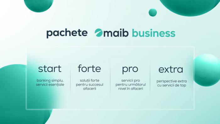 Pachetele business de la maib: servicii bancare integrate, ca într-un abonament lunar avantajos