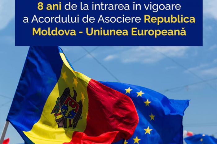 SĂRBĂTORIREA A OPT ANI DE LA SEMNAREA ACORDULUI DE ASOCIERE RM-UE