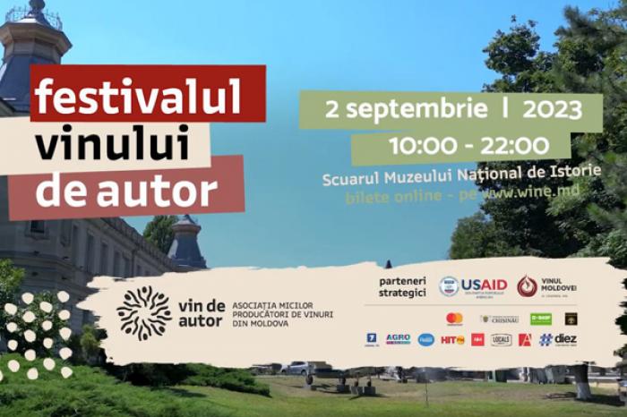 ASOCIAȚIA MICILOR VINIFICATORI VA ORGANIZA UN FESTIVAL AL VINULUI DE AUTOR LA CHIȘINĂU ÎN PERIOADA 7-8 SEPTEMBRIE