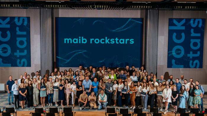 ​Maib rockstars: отмечаем вместе успех лучших сотрудников maib