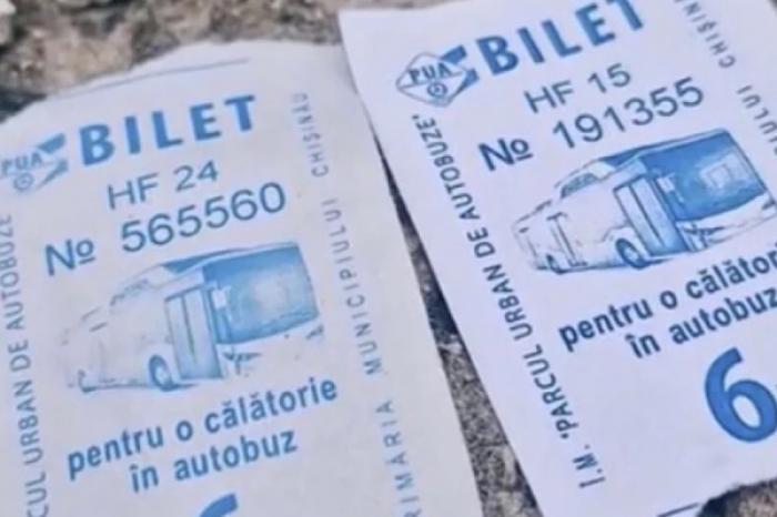 UNUL DINTRE CONDUCTORI A VÂNDUT BILETE FALSE ÎN AUTOBUZELE DIN CHIȘINĂU