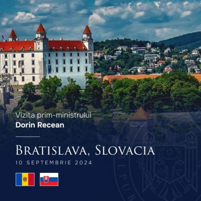 Prim-ministrul Dorin Recean va efectua o vizită de lucru în Republica Slovacă