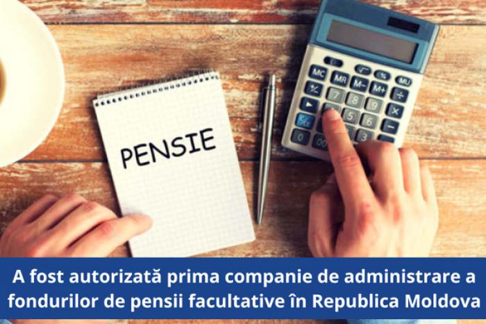 AUTORITATEA DE REGLEMENTARE ELIBEREAZĂ PRIMA LICENȚĂ PENTRU ADMINISTRAREA FONDURILOR DE PENSII FACULTATIVE DIN MOLDOVA