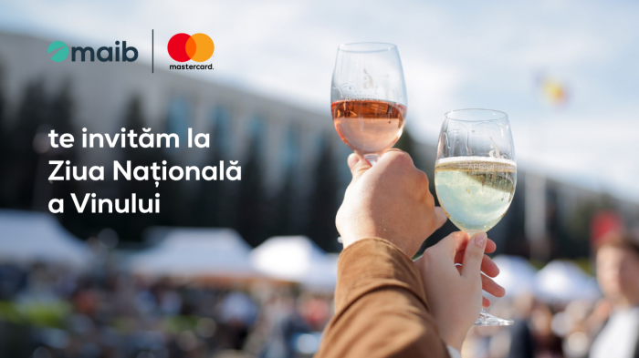 ​Celebrează Ziua Națională a Vinului împreună cu maib și Mastercard