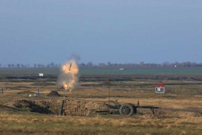 НА ПОЛИГОНЕ ПОД ТИРАСПОЛЕМ ПРОВЕДЕНЫ ПОКАЗАТЕЛЬНЫЕ СТРЕЛЬБЫ ИЗ АРТИЛЛЕРИЙСКИХ УСТАНОВОК