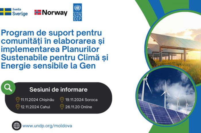 NORVEGIA, SUEDIA ȘI PNUD VOR SPRIJINI 20 DE COMUNITĂȚI CARE DORESC SĂ ÎȘI CONSOLIDEZE REZILIENȚA LA SCHIMBĂRILE CLIMATICE MOLDOVENEȘTI DE PE AMBELE MALURI ALE RÂULUI NISTRU