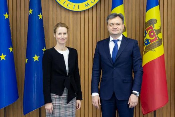 Prim-ministrul Dorin Recean a avut o întrevedere cu vicepreședinta Comisiei Europene, Kaja Kallas: „Construim un prezent și viitor mai bun acasă, în pace și prosperitate”