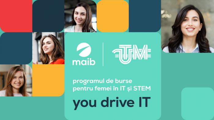 ​Maib anunță lansarea ediției a II-a a programului de burse „You drive IT”