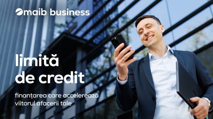 ​Acces rapid la finanțare cu limita de credit prestabilită de la maib – un beneficiu la dispoziția afacerilor