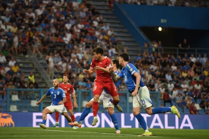 ​ECHIPA NAȚIONALĂ DE FOTBAL A MOLDOVEI PIERDE ÎN FAȚA ITALIEI 0:2