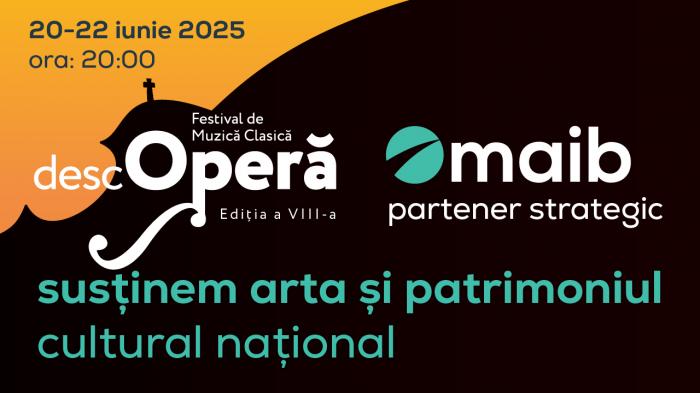 Maib susține arta și patrimoniul cultural național, devenind partener strategic al Festivalului „DescOperă”