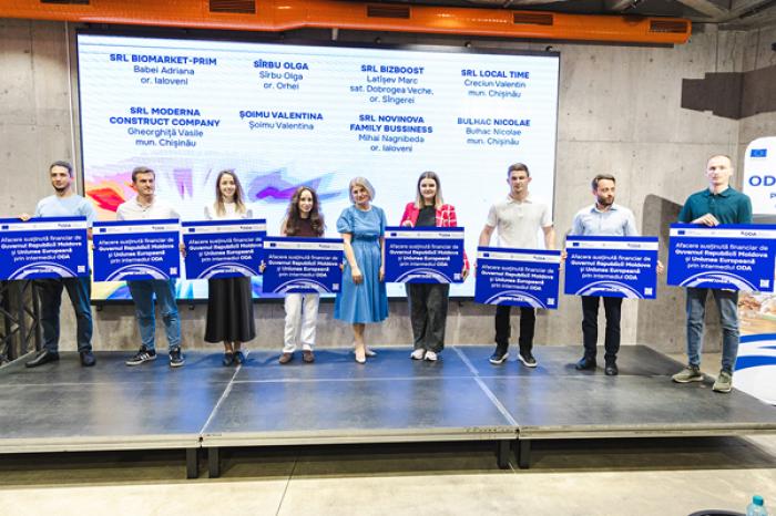 ÎNCĂ 80 DE AGENȚI ECONOMICI AU PRIMIT GRANTURI PENTRU DEZVOLTAREA ANTREPRENORIATULUI ÎN CADRUL PROGRAMELOR ODA