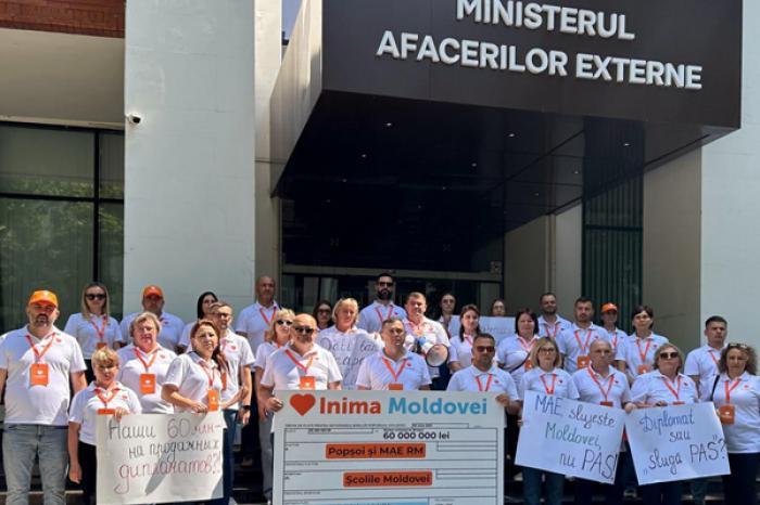Протест INIMA MOLDOVEI против фальсификаций в диаспоре