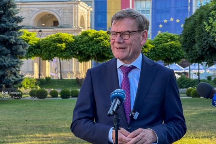 MINISTRUL GERMAN DE EXTERNE DECLARAȚIE PREGĂTIREA BERLINULUI DE A SUSȚINE MOLDOVA ÎN PARCURSULS SĂU EUROPEAN