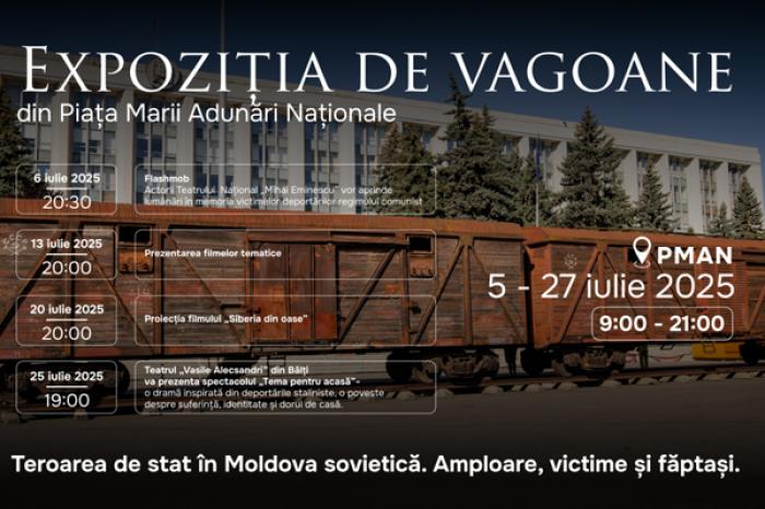 ​O EXPOZIȚIE DEDICATĂ DEPORTĂRILOR SOVIETICE VA FI INSTALATĂ ÎN PIAȚA CENTRALĂ A CHIȘINĂULUI