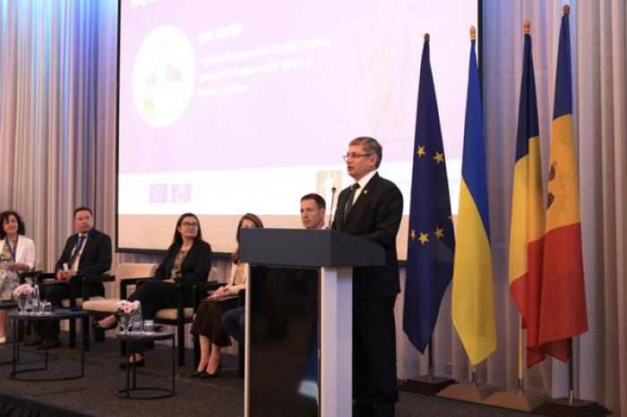 PREȘEDINTELE PARLAMENTULUI, IGOR GROSU, A CONFIRMAT IMPORTANȚA REFORMEI JUSTIȚIEI PENTRU SUCCESUL NEGOCIERILOR DE ADERARE LA UE