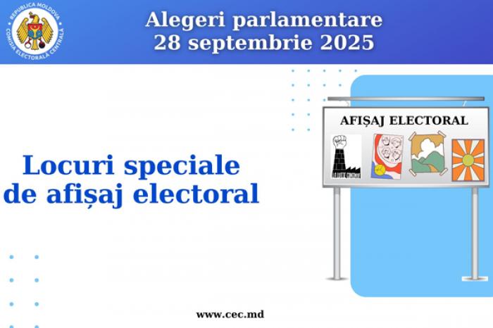 CEC A OBLIGAT AUTORITĂȚILE LOCALE SĂ ASIGURE LOCURI PENTRU PUBLICITATE ELECTORALĂ ȘI ÎNTÂLNIRI CU ALEGĂTORII