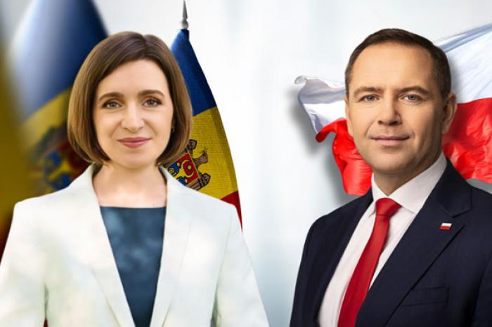 PREȘEDINTA REPUBLICA MOLDOVA, MAIA SANDU, ȘI PREȘEDINTELE POLONIEI, KAROL NAWROTSKI, AU CONVENIT SĂ CONSOLIDEZE COOPERAREA