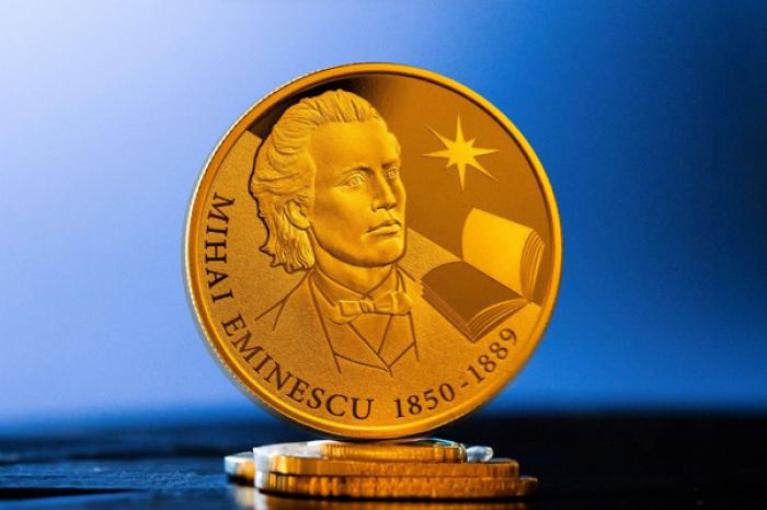 ​BANCA NAȚIONALĂ A PUS ÎN CIRCULAȚIE O MONEDĂ COMEMORATIVĂ „MIHAI EMINESCU”