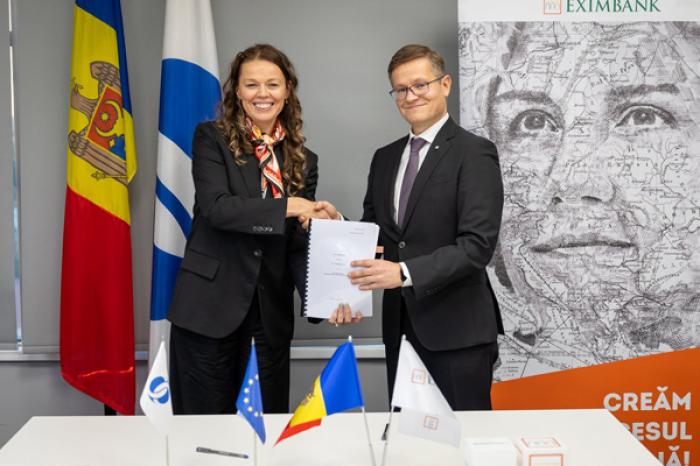 BERD, ÎN PARTENERIAT CU UE, ACORDĂ UN ÎMPRUMUT DE 5 MILIOANE DE EURO CĂTRE EXIMBANK PENTRU ÎNTREPRINDERILE MICI ȘI MIJLOCII