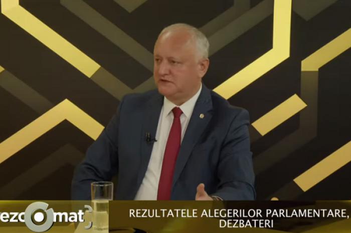 LIDERUL PARTIDULUI SOCIALIST, IGOR DODON, A DECLARAT CĂ „BLOCUL PATRIOTIC” NU RECUNOAȘTE REZULTATELE ALEGERILOR PARLAMENTARE