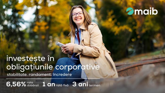 ​Maib lansează o nouă emisiune de obligațiuni corporative din cadrul programului de ofertă publică III