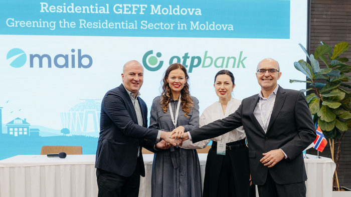 Maib semnează un acord de 15 milioane de euro cu BERD, parte a noii Facilități de Finanțare pentru Economia Verde Rezidențială (GEFF)