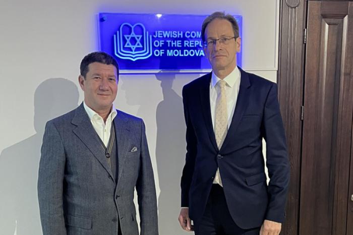 РУКОВОДИТЕЛЬ ЕВРЕЙСКОЙ ОБЩИНЫ МОЛДОВЫ ВСТРЕТИЛСЯ С ПОСЛОМ ГЕРМАНИИ