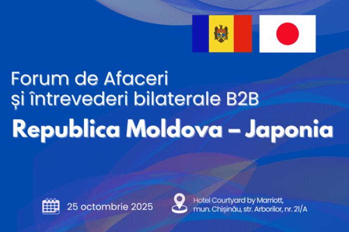 UN FORUM DE AFACERI MOLDO-JAPONEZ VA AVEA LUCRURI SÂMBĂTĂ LA CHIȘINĂU