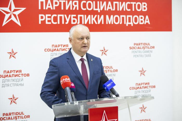 ЛИДЕР ПСРМ ПРИЗВАЛ ВЛАСТИ МОЛДОВЫ ПРИОСТАНОВИТЬ ВЗАИМОДЕЙСТВИЕ С УКРАИНСКИМ РУКОВОДСТВОМ