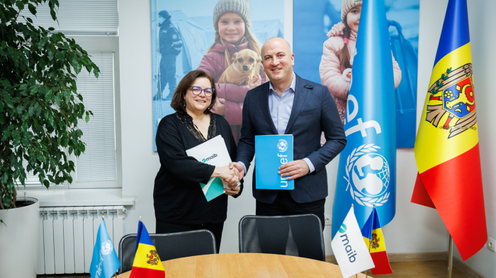 ​Maib și UNICEF semnează un acord de parteneriat. O nouă grupă de creșă va fi deschisă în orașul Hîncești