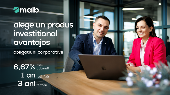 Maib lansează o nouă emisiune de obligațiuni corporative din cadrul celui de-al III-lea program de ofertă publică