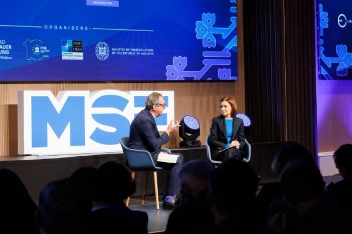 ПРЕЗИДЕНТ МАЙЯ САНДУ: МОЛДОВА ПРОДОЛЖАЕТ УСЕРДНО РАБОТАТЬ, ЧТОБЫ ВСТУПИТЬ В ЕС ДО 2030 ГОДА