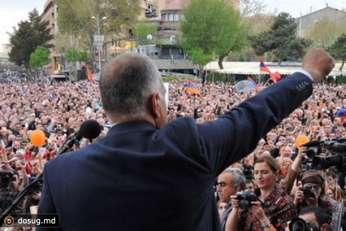 Акция протеста в Ереване завершилась