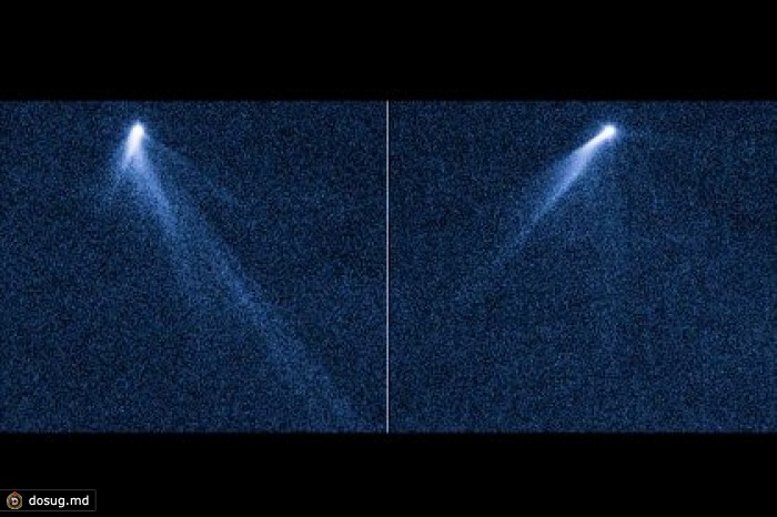 Астрономы увидели астероид с шестью хвостами