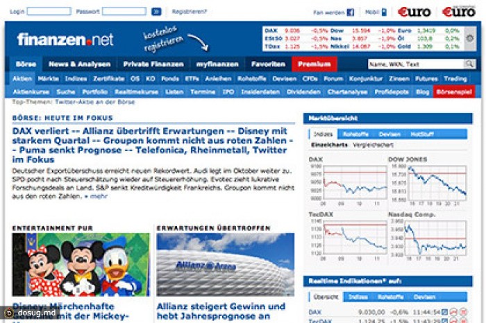 Axel Springer запустит в России портал о финансах